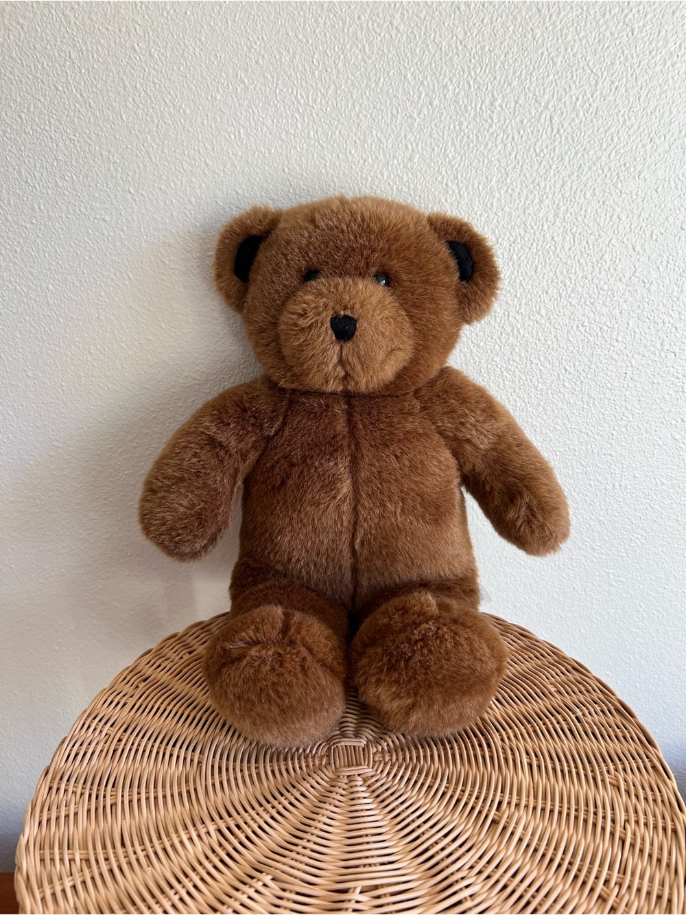 Build-A-Bear Vintage Brown Plush Teddy with Branded Tag
